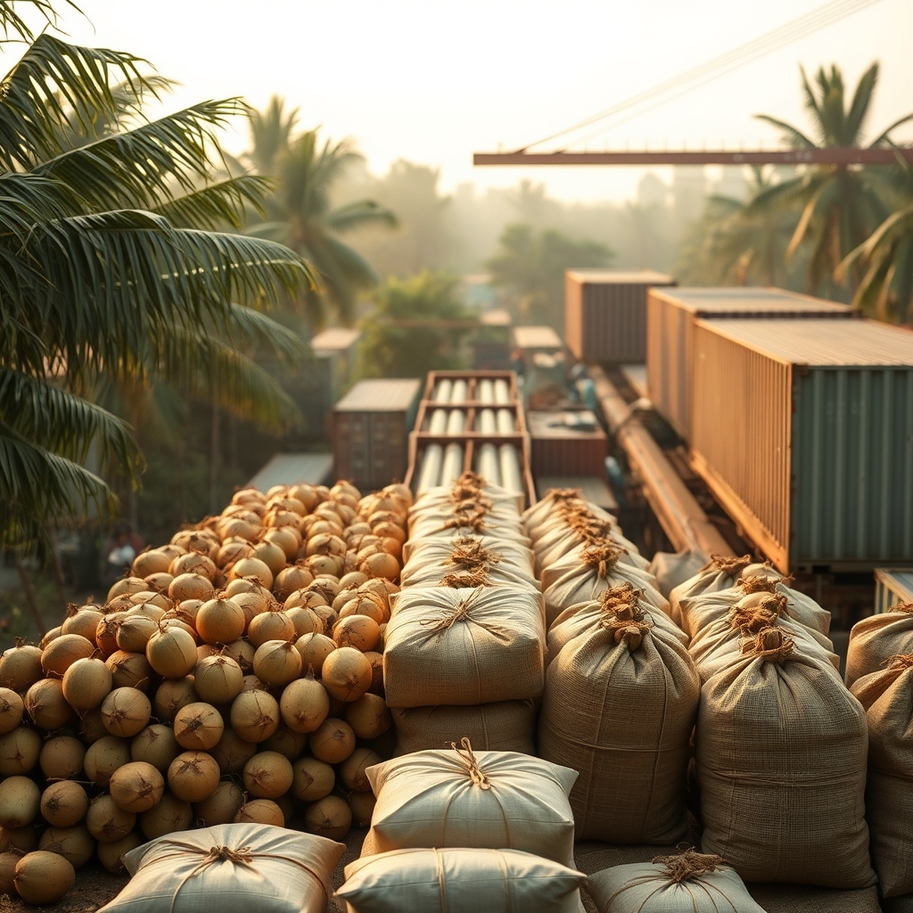 Coconut Product Shipping Container Optimization: FCL vs LCL